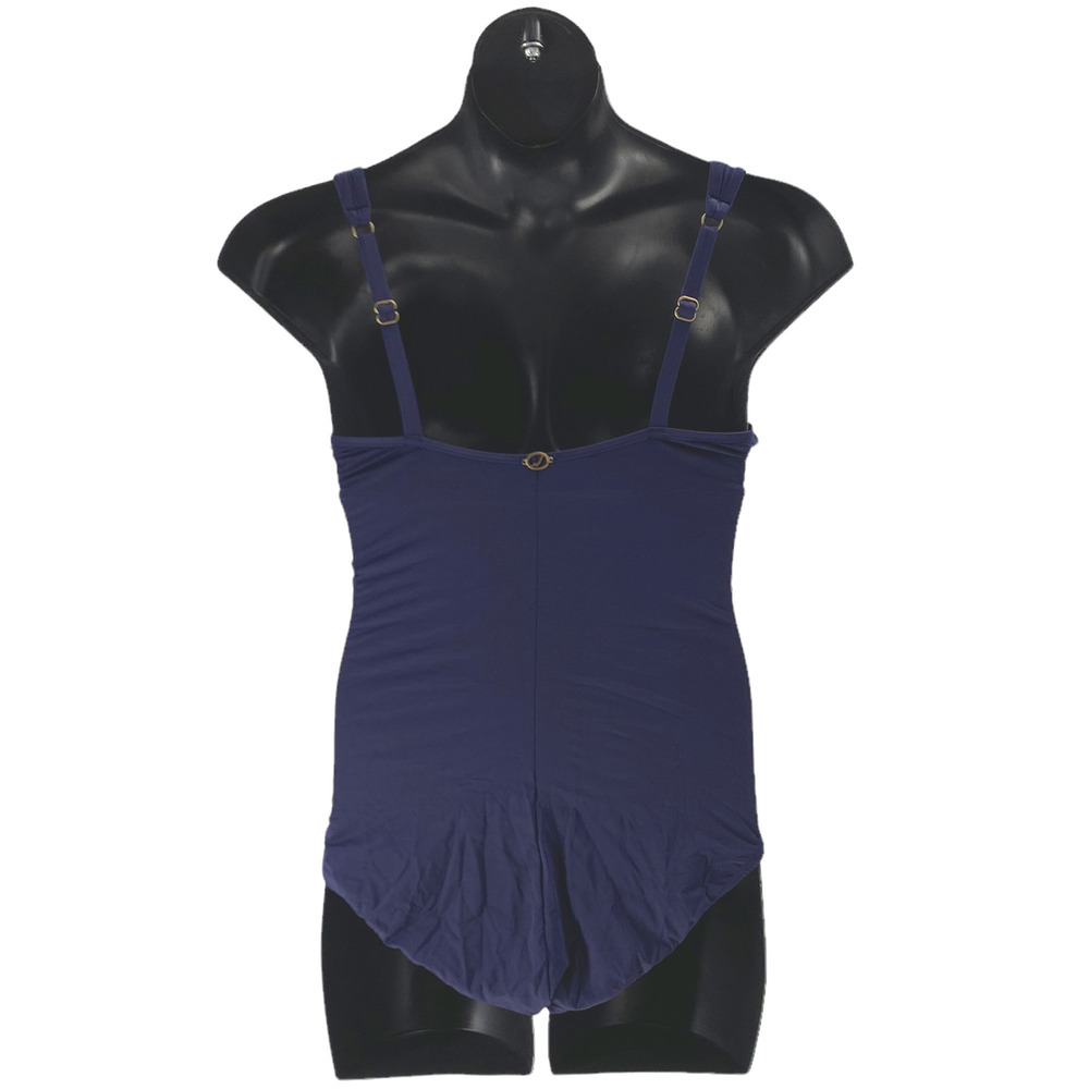 Jantzen Solid Surplice Maillot One-Piece Swimsuit Mare - Regular - Picture 2 of 3